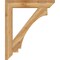Ekena Millwork Imperial Slat Rough Sawn Bracket, Western Red Cedar, 6"W x 40"D x 48"H BKT06X40X48IMP06RWR - alternate 4